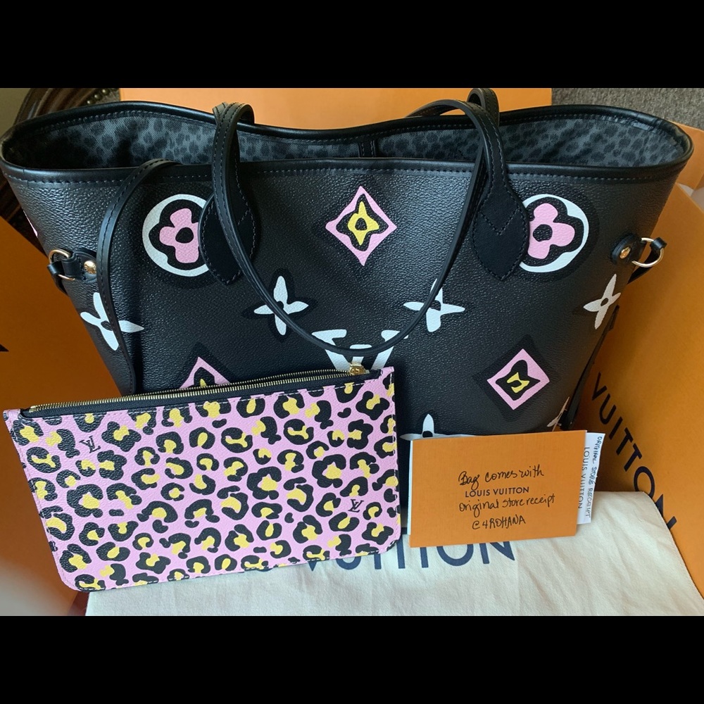 Louis Vuitton Wild At Heart Neverfull MM with POCHETTE- M45818